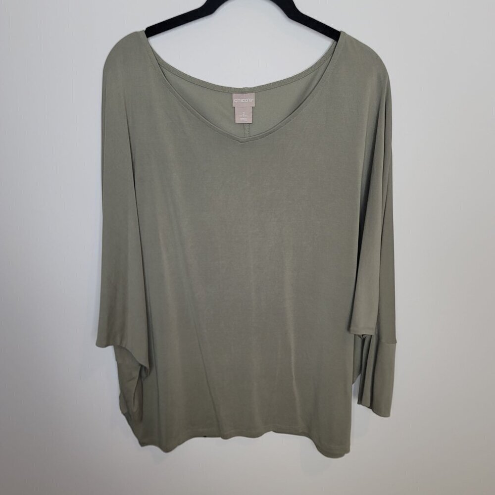 Chico's Blouse Womens 2 (Large)‎
